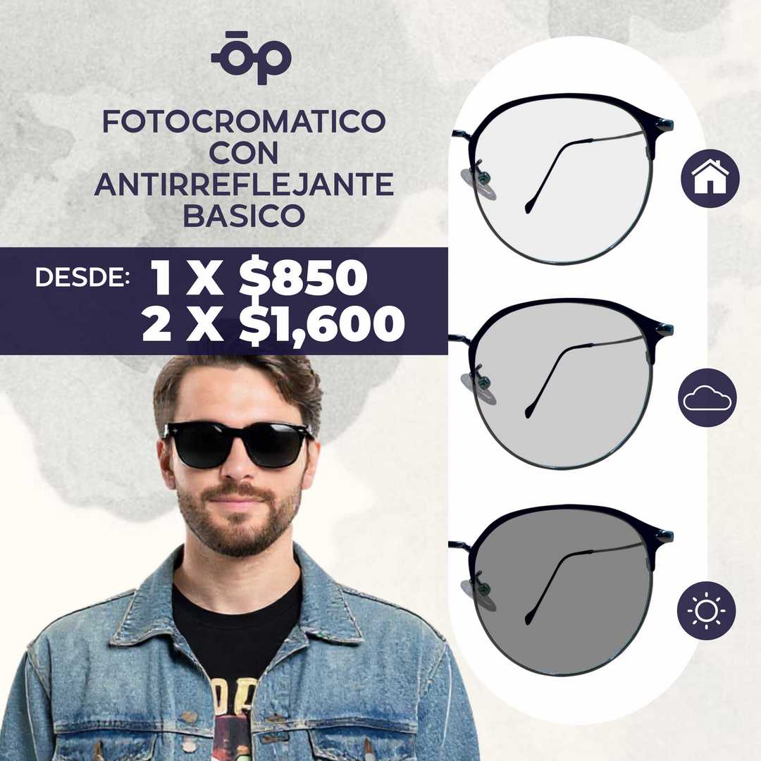 FOTOCROMATICO ANTIRREFLEJANTE BASICO